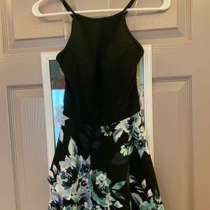 macy’s speechless black floral dress